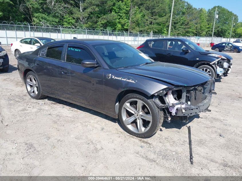 2015 Dodge Charger Sxt VIN: 2C3CDXHG9FH726704 Lot: 39464651