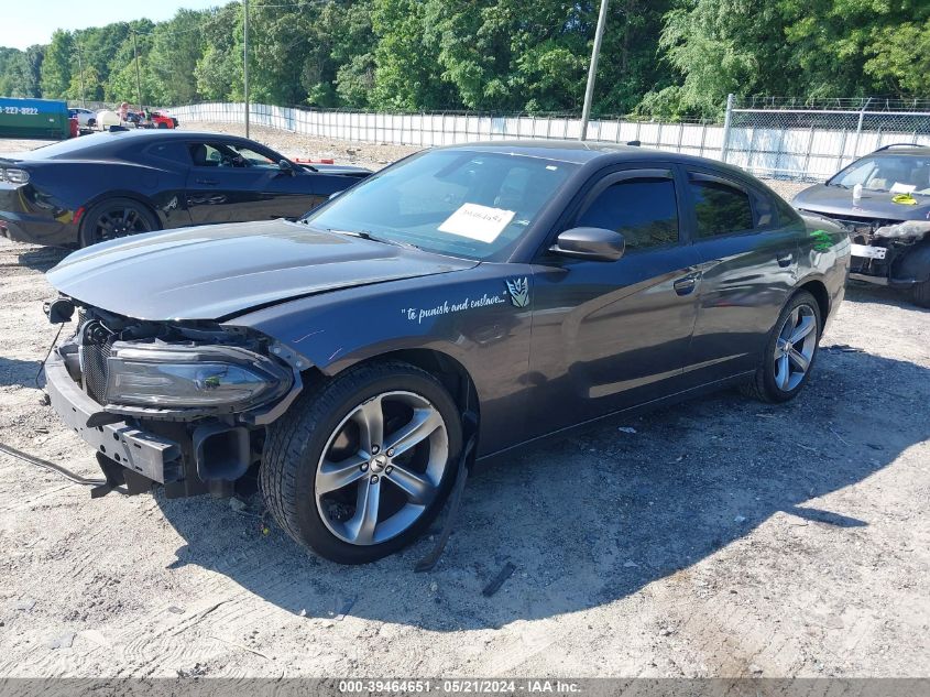 2015 Dodge Charger Sxt VIN: 2C3CDXHG9FH726704 Lot: 39464651