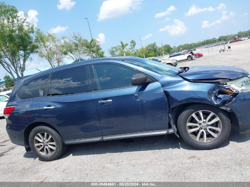 2014 Nissan Pathfinder S VIN: 5N1AR2MN1EC722638 Lot: 39464661