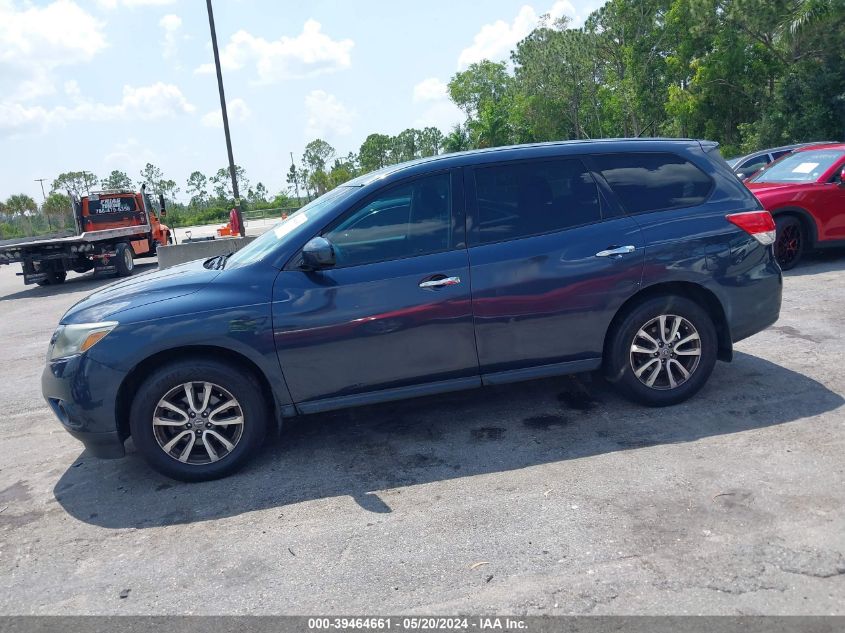 2014 Nissan Pathfinder S VIN: 5N1AR2MN1EC722638 Lot: 39464661