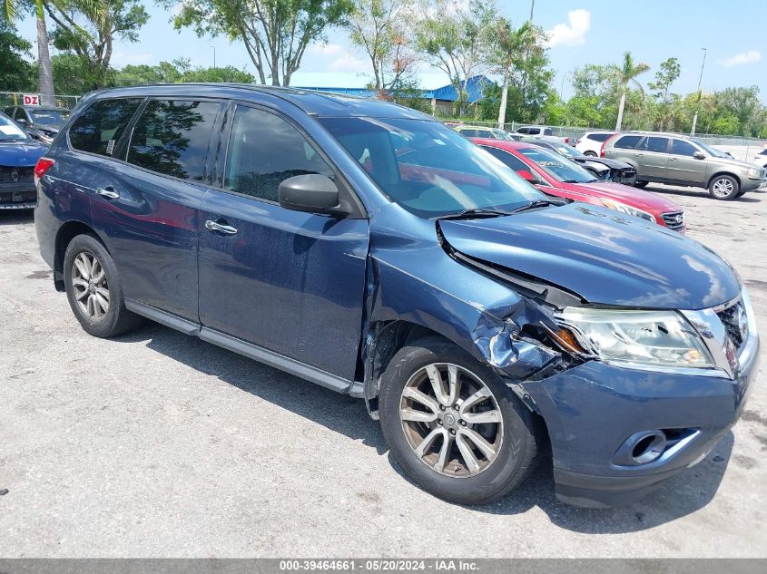 2014 Nissan Pathfinder S VIN: 5N1AR2MN1EC722638 Lot: 39464661