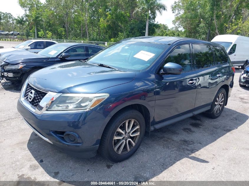 2014 Nissan Pathfinder S VIN: 5N1AR2MN1EC722638 Lot: 39464661