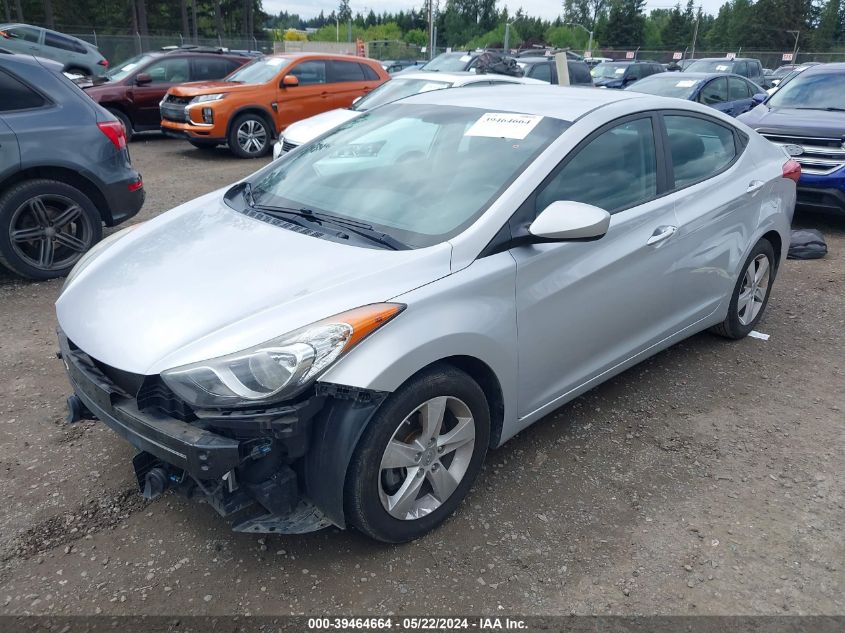 2013 Hyundai Elantra Gls VIN: 5NPDH4AE2DH374453 Lot: 39464664