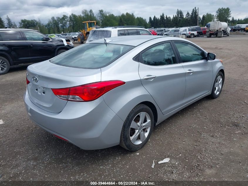 2013 Hyundai Elantra Gls VIN: 5NPDH4AE2DH374453 Lot: 39464664