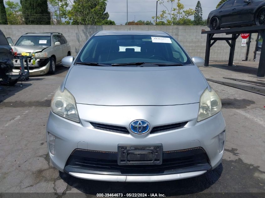 2013 Toyota Prius Four VIN: JTDKN3DU4D1645615 Lot: 39464673