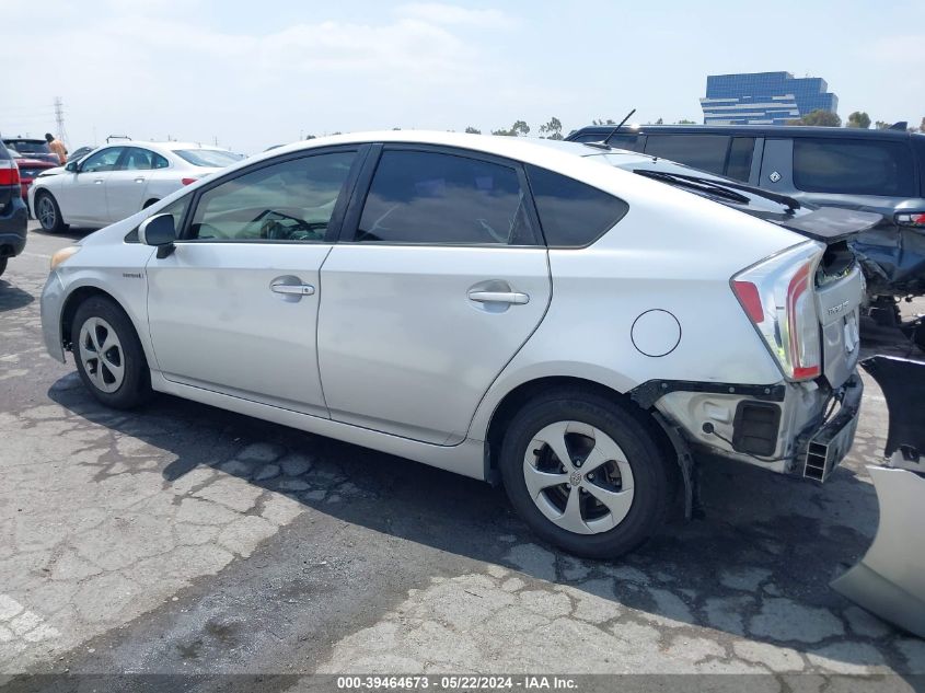 2013 Toyota Prius Four VIN: JTDKN3DU4D1645615 Lot: 39464673