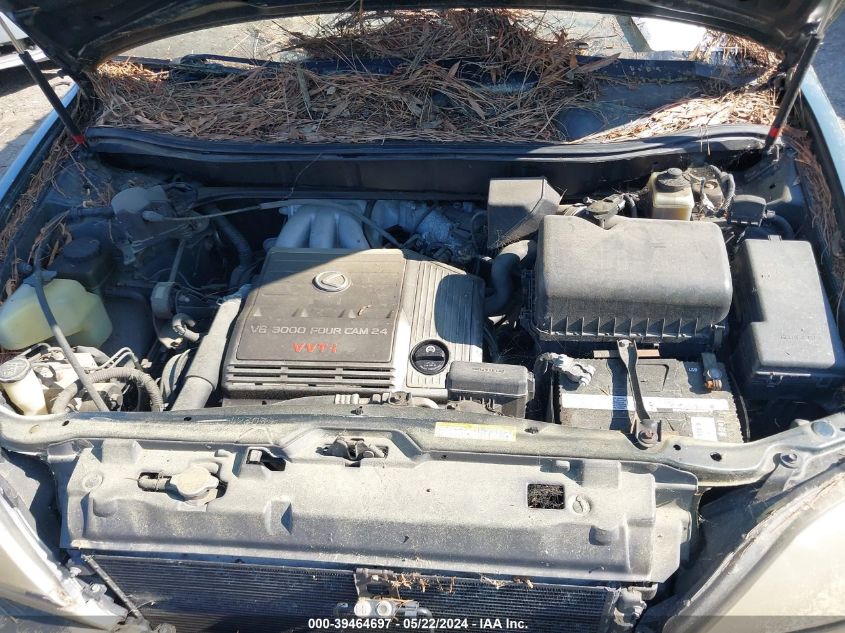 1999 Lexus Rx 300 VIN: JT6GF10U6X0016758 Lot: 39464697