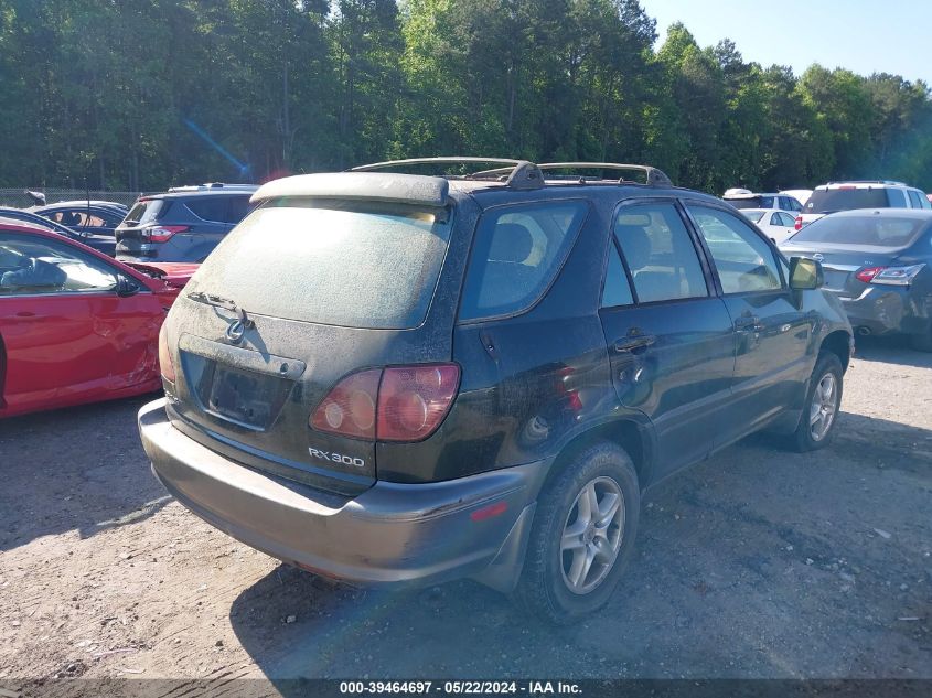 1999 Lexus Rx 300 VIN: JT6GF10U6X0016758 Lot: 39464697