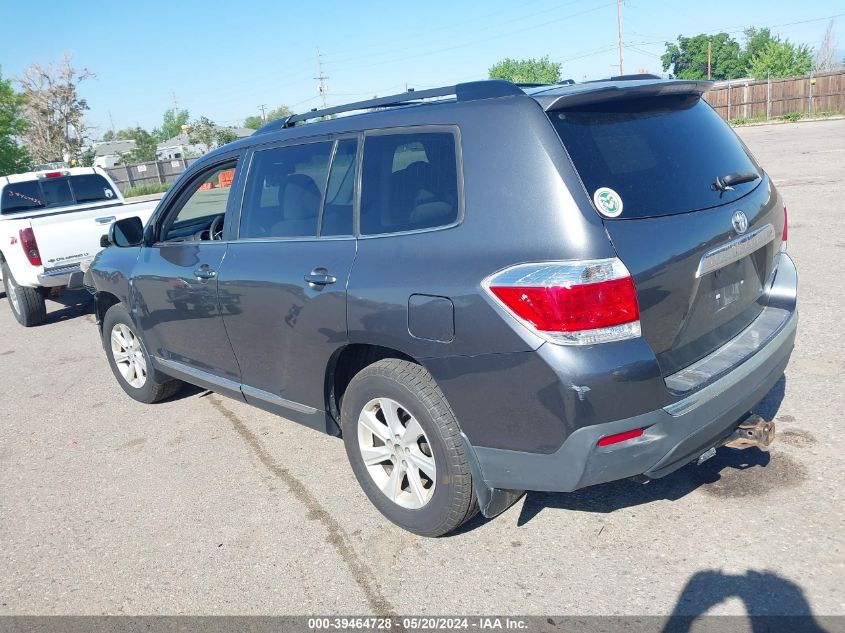 2011 Toyota Highlander Base V6 VIN: 5TDBK3EHXBS083858 Lot: 39464728