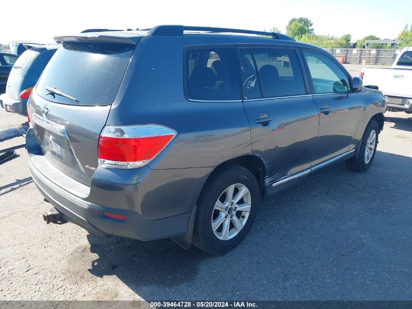 2011 Toyota Highlander Base V6 VIN: 5TDBK3EHXBS083858 Lot: 39464728