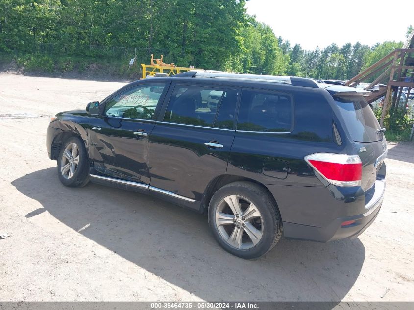 2012 Toyota Highlander Limited V6 VIN: 5TDDK3EH1CS156013 Lot: 39464735