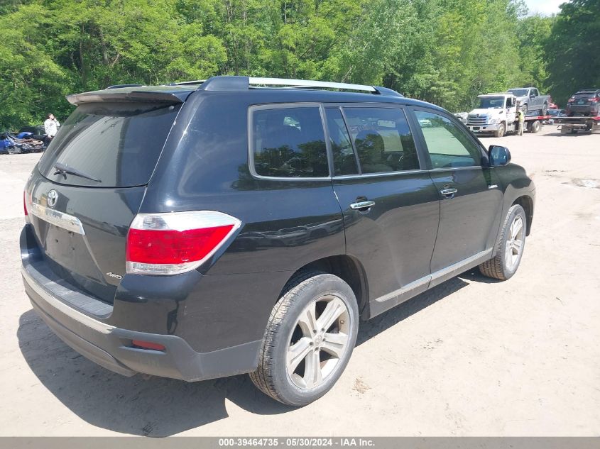 2012 Toyota Highlander Limited V6 VIN: 5TDDK3EH1CS156013 Lot: 39464735