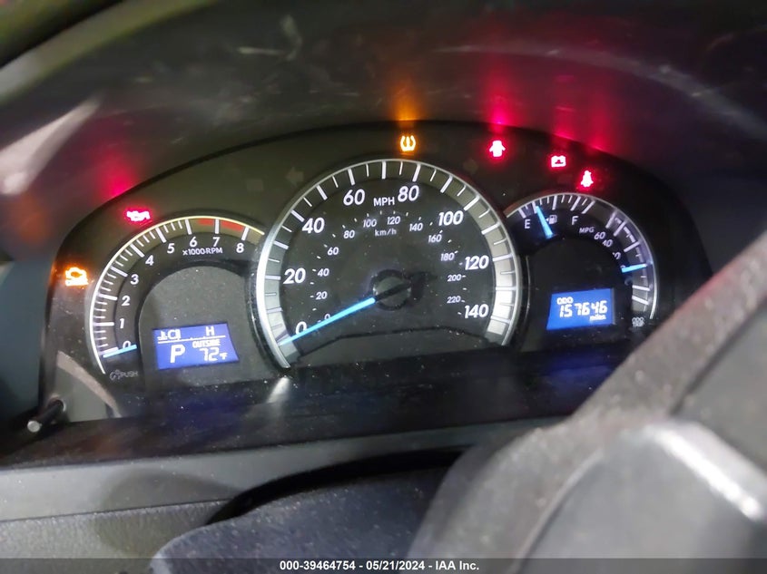 2012 Toyota Camry Le VIN: 4T4BF1FK0CR188426 Lot: 39464754