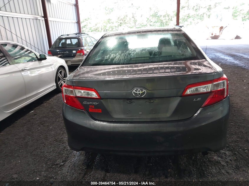 2012 Toyota Camry Le VIN: 4T4BF1FK0CR188426 Lot: 39464754