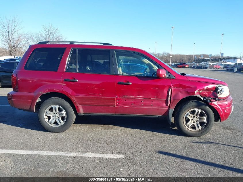 2HKYF18545H528626 2005 Honda Pilot Ex-L