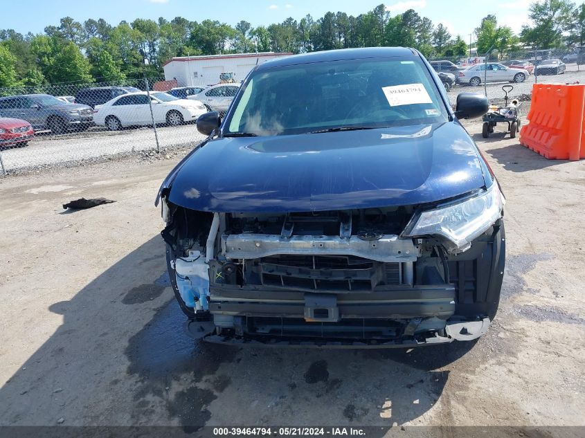 2018 Mitsubishi Outlander Es VIN: JA4AD2A33JZ054929 Lot: 39464794