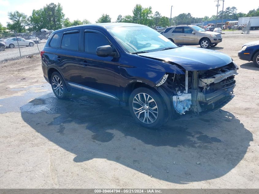 2018 Mitsubishi Outlander Es VIN: JA4AD2A33JZ054929 Lot: 39464794