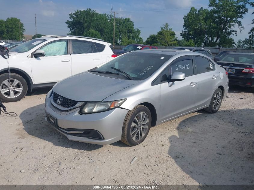 2013 Honda Civic Ex VIN: 19XFB2F83DE057464 Lot: 39464795