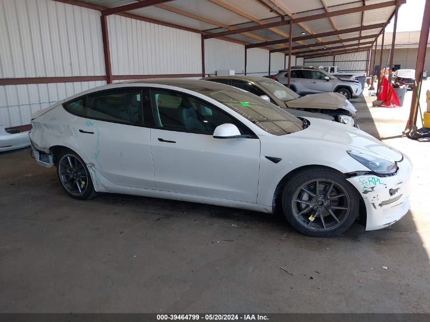 2021 Tesla Model 3 Long Range Dual Motor All-Wheel Drive VIN: 5YJ3E1EB5MF060166 Lot: 39464799