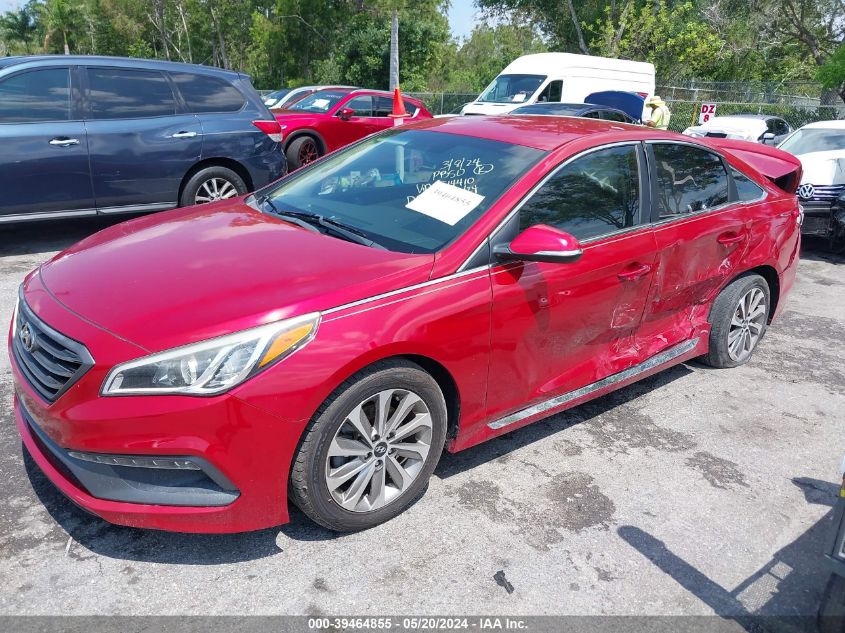 2017 HYUNDAI SONATA SPORT - 5NPE34AF4HH514410