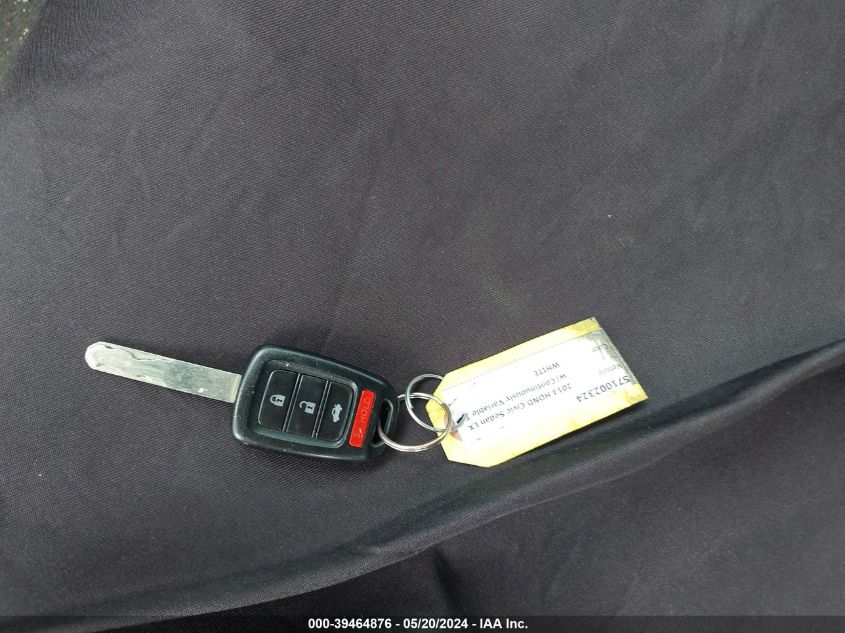 2014 Honda Civic Lx VIN: 19XFB2F52EE013902 Lot: 39464876