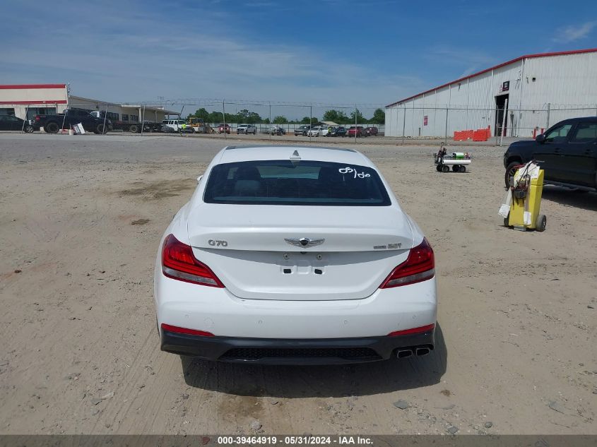 KMTG34LA2KU040210 2019 Genesis G70 2.0T Advanced