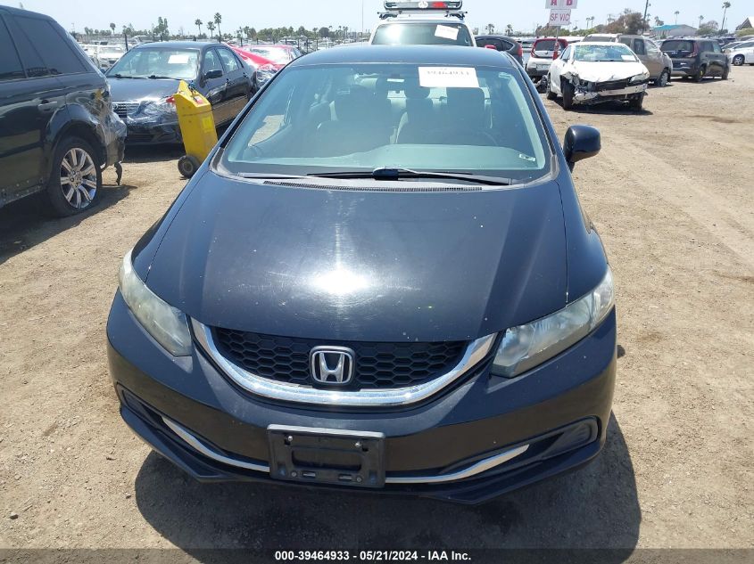 2013 Honda Civic Lx VIN: 19XFB2F55DE244503 Lot: 39464933