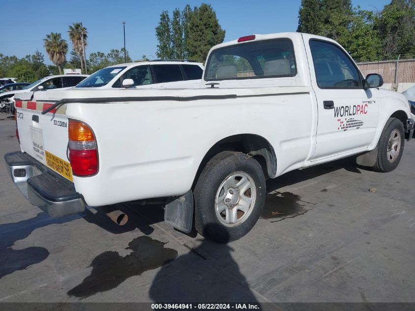 2002 Toyota Tacoma VIN: 5TENL42N92Z059211 Lot: 39464941