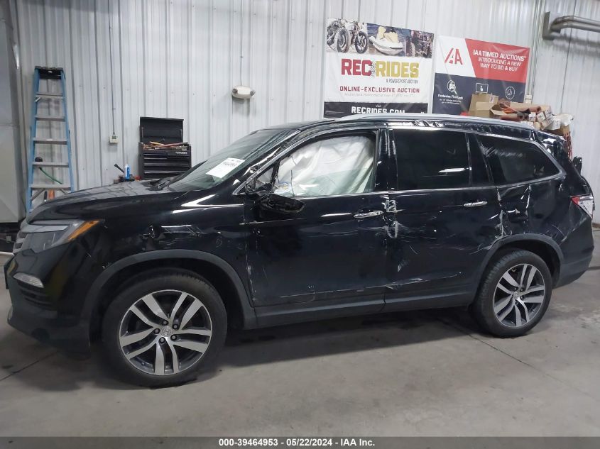 2017 Honda Pilot Touring VIN: 5FNYF6H94HB035905 Lot: 39464953