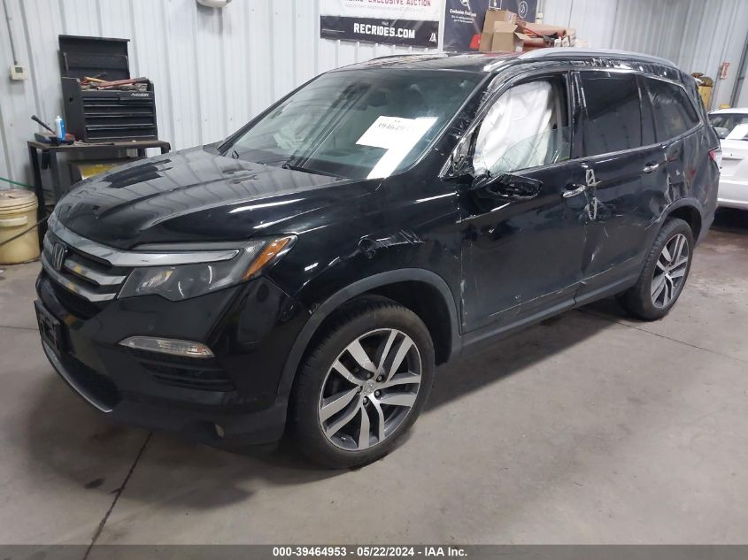 2017 Honda Pilot Touring VIN: 5FNYF6H94HB035905 Lot: 39464953