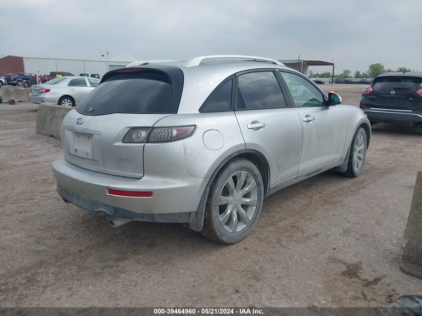 2005 Infiniti Fx45 VIN: JNRBS08W45X401352 Lot: 39464960
