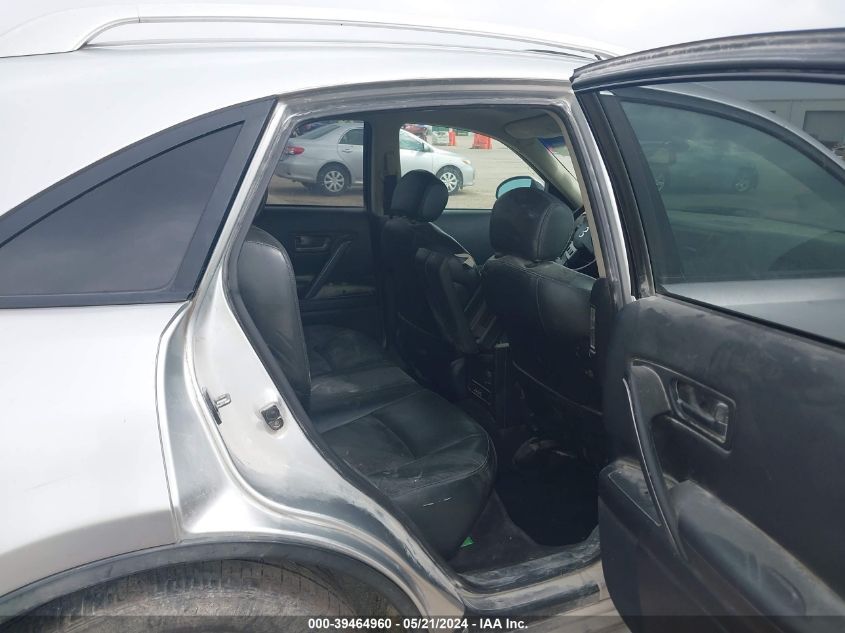 2005 Infiniti Fx45 VIN: JNRBS08W45X401352 Lot: 39464960