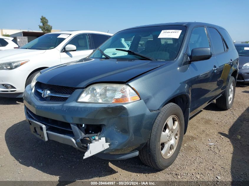 2003 Acura Mdx VIN: 2HNYD18263H550669 Lot: 39464997