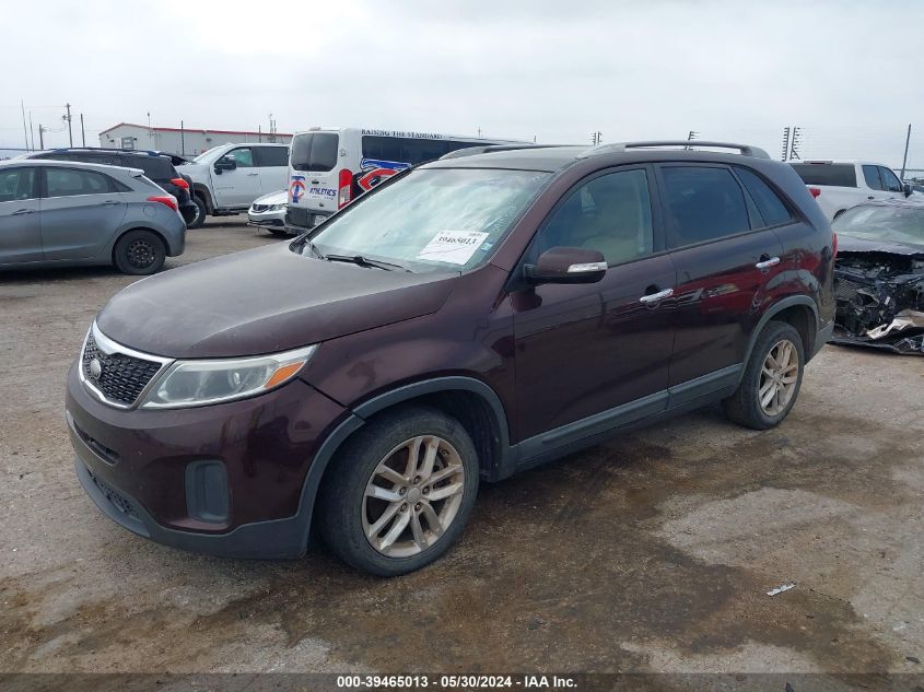 2014 Kia Sorento Lx V6 VIN: 5XYKT4A78EG470913 Lot: 39465013