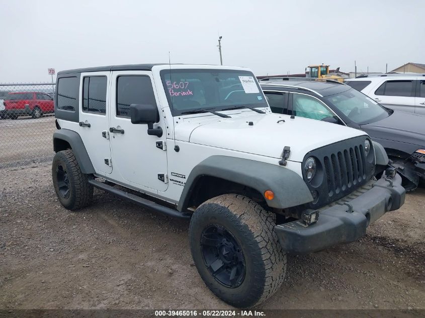 2014 Jeep Wrangler Unlimited Sport VIN: 1C4BJWDG8EL117492 Lot: 39465016