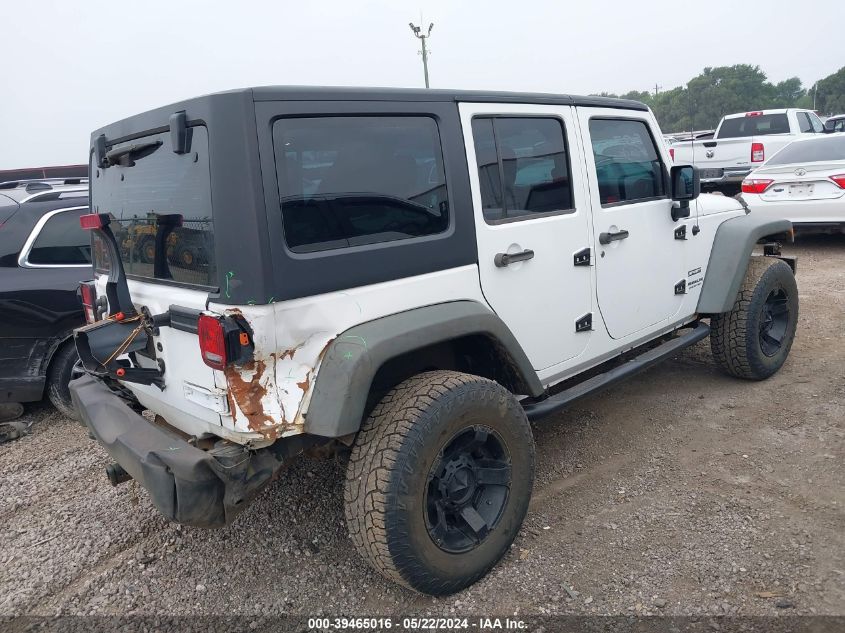 2014 Jeep Wrangler Unlimited Sport VIN: 1C4BJWDG8EL117492 Lot: 39465016