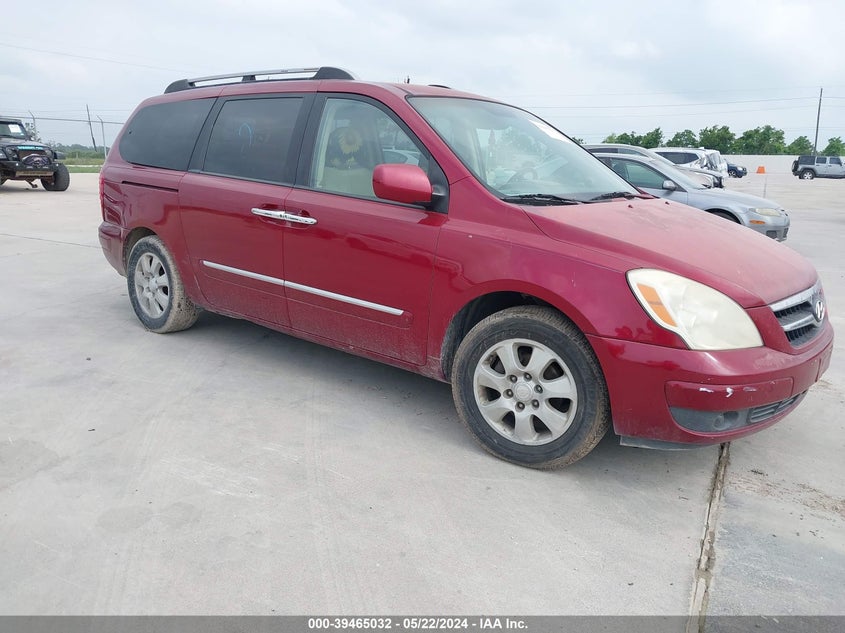 2007 Hyundai Entourage Gls/Limited/Se VIN: KNDMC233176011185 Lot: 39465032