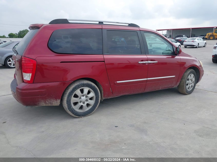 2007 Hyundai Entourage Gls/Limited/Se VIN: KNDMC233176011185 Lot: 39465032