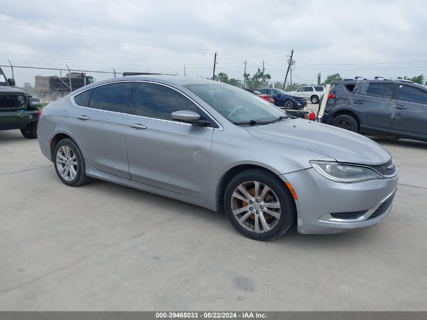 2015 Chrysler 200 Limited VIN: 1C3CCCAB1FN634438 Lot: 39465033