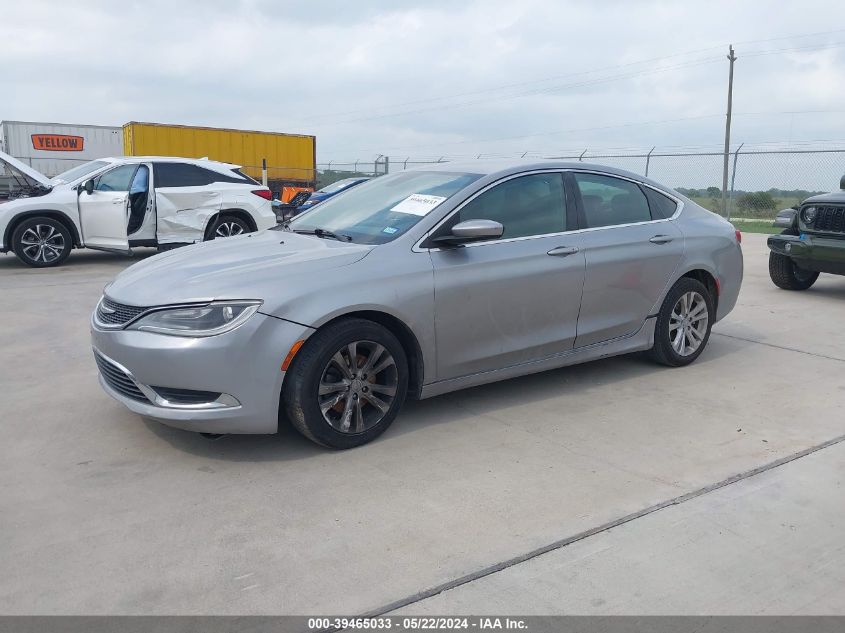 2015 Chrysler 200 Limited VIN: 1C3CCCAB1FN634438 Lot: 39465033