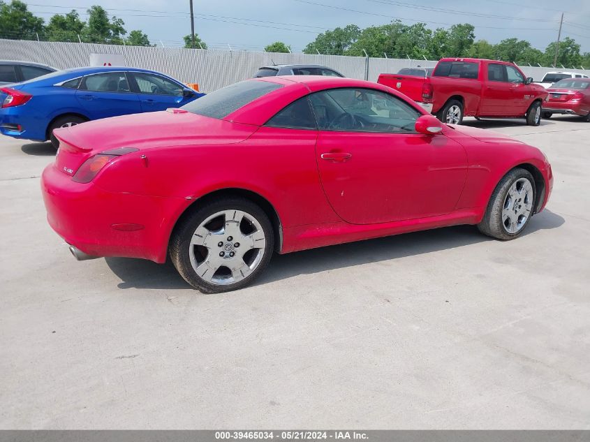 2005 Lexus Sc 430 VIN: JTHFN48Y550065106 Lot: 39465034