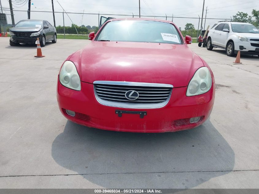 2005 Lexus Sc 430 VIN: JTHFN48Y550065106 Lot: 39465034