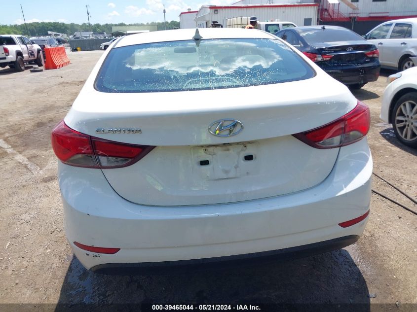 2014 Hyundai Elantra Se VIN: 5NPDH4AEXEH492106 Lot: 39465044