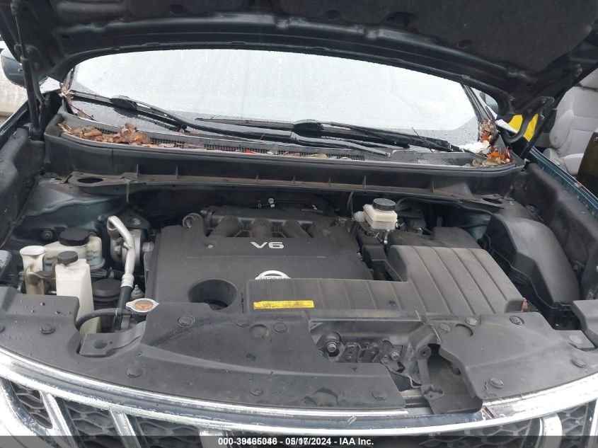 2013 Nissan Murano S VIN: JN8AZ1MU6DW204662 Lot: 39465046