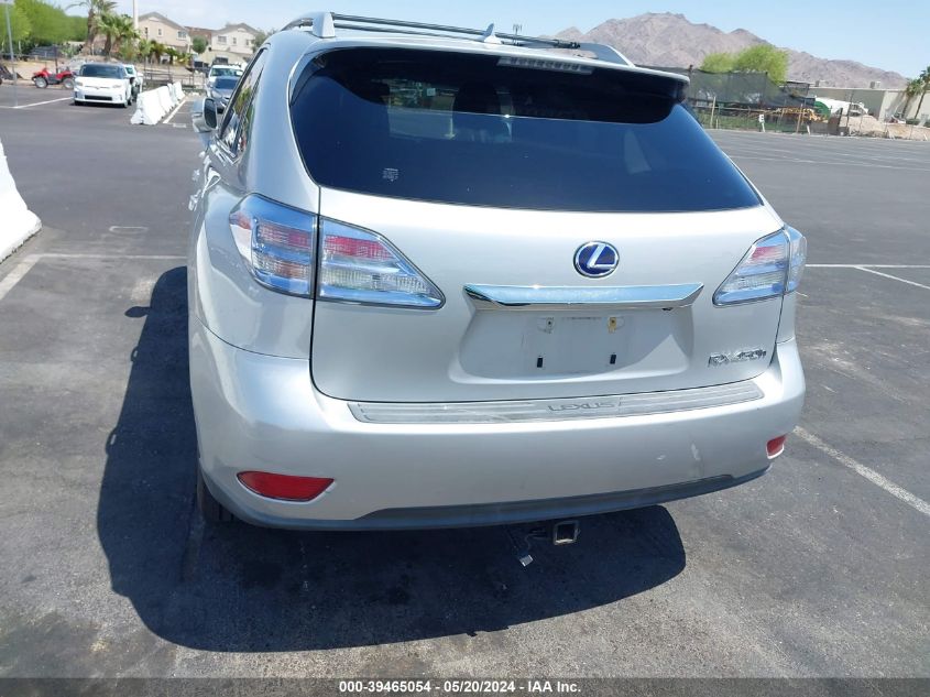 2011 Lexus Rx 450H VIN: JTJBC1BA2B2040998 Lot: 39465054