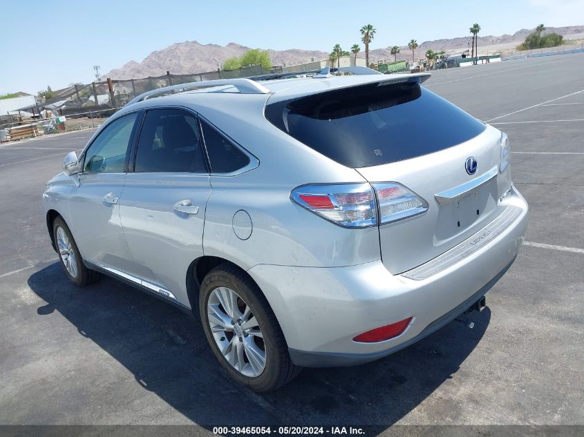 2011 Lexus Rx 450H VIN: JTJBC1BA2B2040998 Lot: 39465054