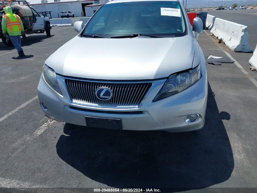 2011 Lexus Rx 450H VIN: JTJBC1BA2B2040998 Lot: 39465054