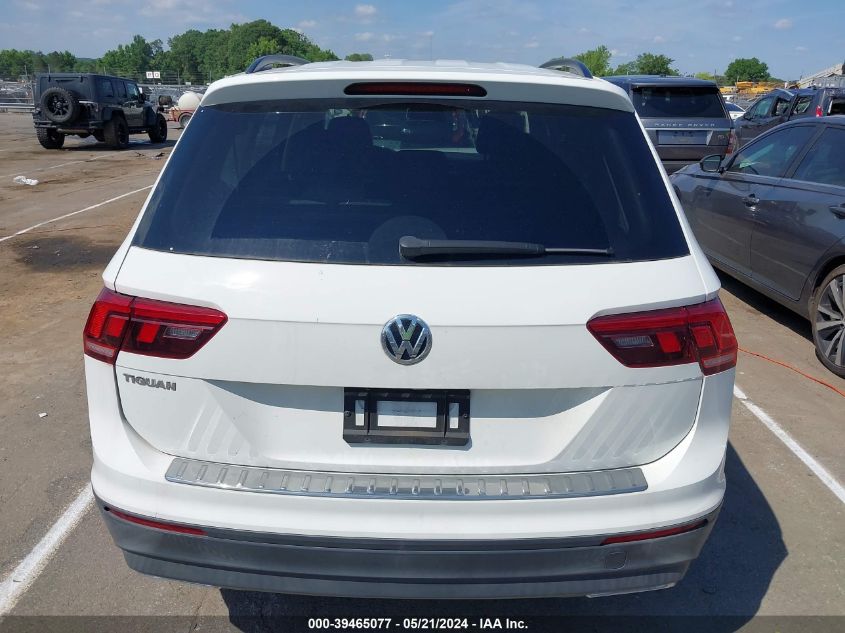 2019 Volkswagen Tiguan 2.0T S VIN: 3VV1B7AX9KM190384 Lot: 39465077