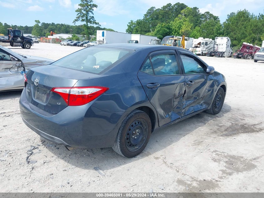 2015 TOYOTA COROLLA L/LE/LE PLS/PRM/S/S PLS - 2T1BURHEXFC449881