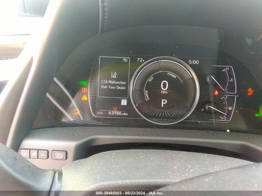 2019 Lexus Es 300H VIN: JTHB21B16K2023397 Lot: 39465083